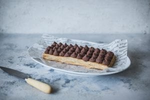 Chocolate Hazelnut Mille Feuille