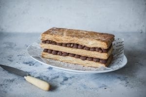 Chocolate Hazelnut Mille Feuille