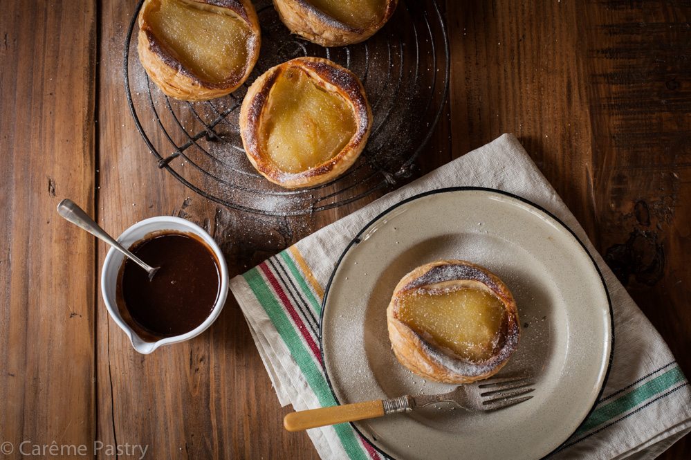Puff Pastry Pear Tarts