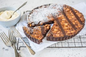 Chocolate & Hazelnut Crostata with Carême Chocolate Shortcrust Pastry