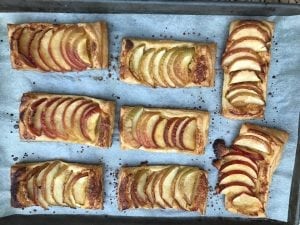 Little Apple Frangipane Tarts with Spelt Puff Pastry