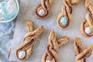 Spelt Pastry Cinnamon Easter Bunnies with Carême Spelt Butter Puff Pastry