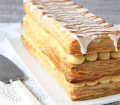 Vanilla Slice - Careme Pastry